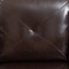 Brown Faux Leather 3-Piece Couch