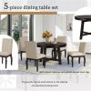 5-Piece Farmhouse Dining Set