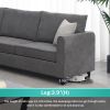 Modern Upholstered Living Room Sectional  L Shaped Sofa