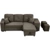 Reversible Pull-Out L-Shaped Sofa Bed,