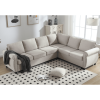2 in 1  L Shaped Sleeper Sofa