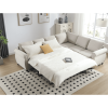 2 in 1  L Shaped Sleeper Sofa