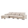 Modern Large U / L-Shape Style Convertible Sofa Couch with Reversible Chaise