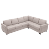 2 in 1  L Shaped Sleeper Sofa