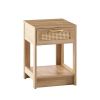 Rattan End table