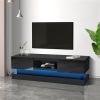 Modern TV Stand with LED Lights