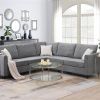 Modern Upholstered Living Room Sectional  L Shaped Sofa