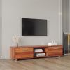 Walnut TV Stand / Media Console Entertainment Center