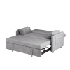 Velvet Sofa Bed GRAY