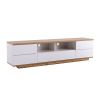 Media Console with Multi-Functional Storage, & Entertainment Center