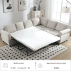 2 in 1  L Shaped Sleeper Sofa