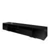 Extended Minimalist Design TV Stand with Color Changing LED Lights