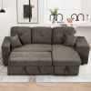 Reversible Pull-Out L-Shaped Sofa Bed,