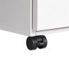 3-Drawer Mobile File Cabinet with Lock