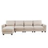 Modern Large U / L-Shape Style Convertible Sofa Couch with Reversible Chaise