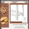 Rustic Brushed Texture Entryway Table Console Table