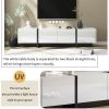 Black & White Contemporary Design TV Stand