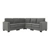Velvet Modern Sectional L Shaped Sofa