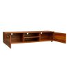 Walnut TV Stand / Media Console Entertainment Center