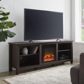 Modern Transitional Wood  TV Stand