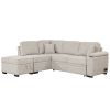 Sleeper Sofa Bed 2 in 1 with Storage Ottoman