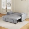 Velvet Sofa Bed GRAY