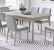 Natural Wood Grain Rectangular Dining Table