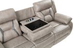 Tyson Recliner Sofa With Drop Down Table