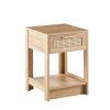 Rattan End table