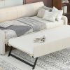 Twin Size Upholstery Daybed with Trundle