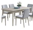 Natural Wood Grain Rectangular Dining Table
