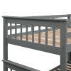 Stairway Twin-Over-Full Bunk Bed + Storage + Guard Rail