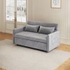 Velvet Sofa Bed GRAY