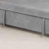 Velvet Sofa Bed GRAY