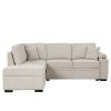 Sleeper Sofa Bed 2 in 1 with Storage Ottoman