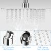 8 Inch Rain Shower Head 304 Stainless Steel Rainfall Adjustable Ultra-Thin Square Head