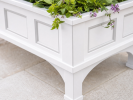 White Raised Garden Bed Planter Box